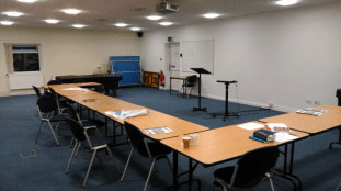 The classroom we used